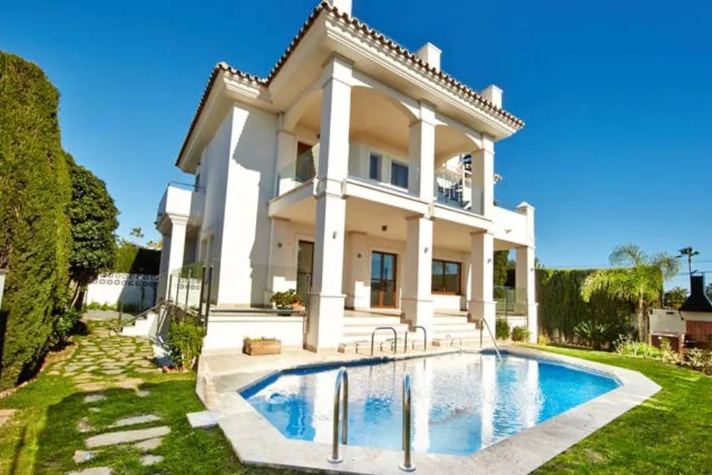 Image of 5 bedrooms villa with private pool jacuzzi and furnished terrace at Marbella