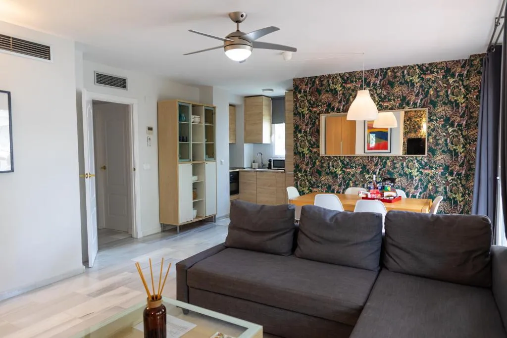 Image 2 of AB Properties – Design Penthouse Marbella – Puerto Banús – Golden Mile – Pool and Tropical Garden View