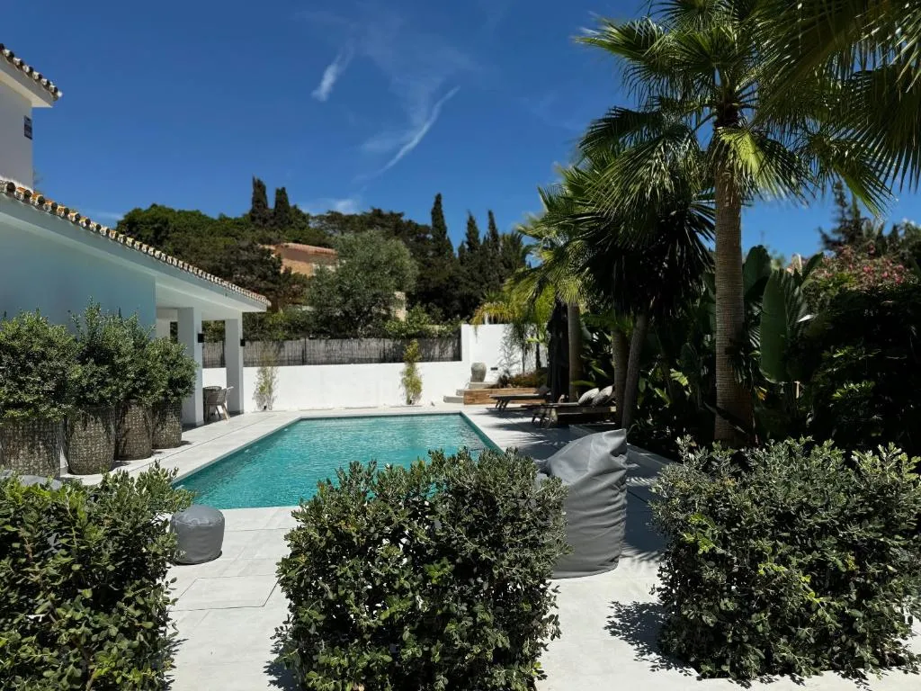 Image of Family Holiday Bliss in Marbella- Brand-New 4 Bedroom VILLA with Garden, Private Pool & Jacuzzi, Marbesa 500 m to the Beautiful Cabopino Beach