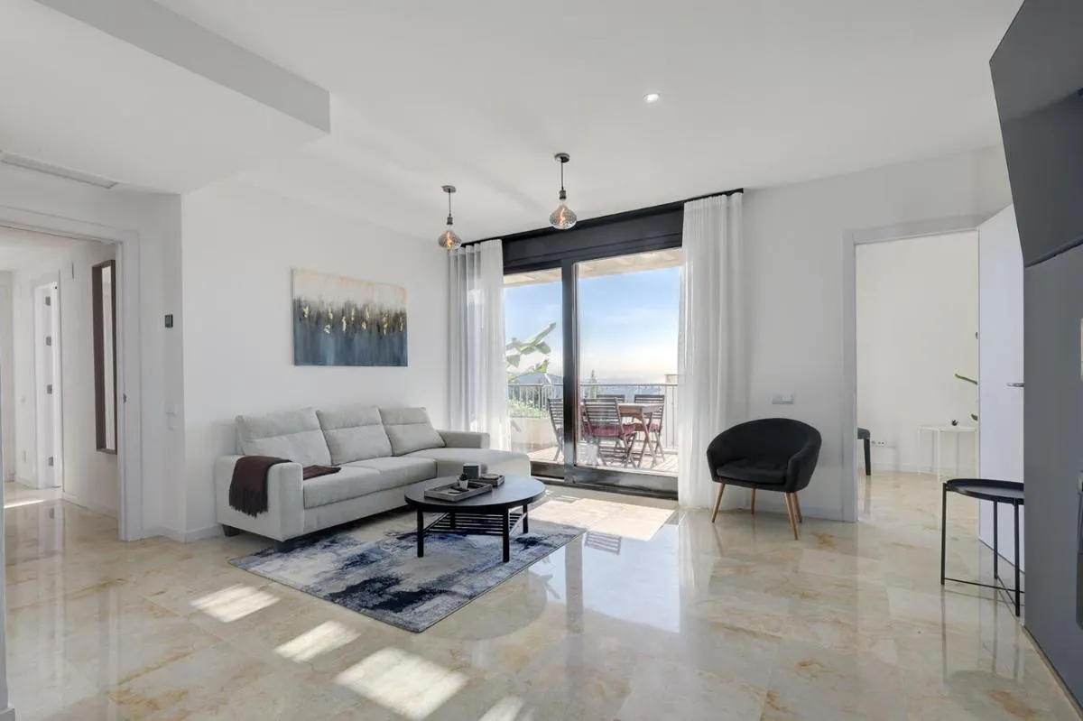Image 1 of Modern, elite hillside home w/sea & mountain views