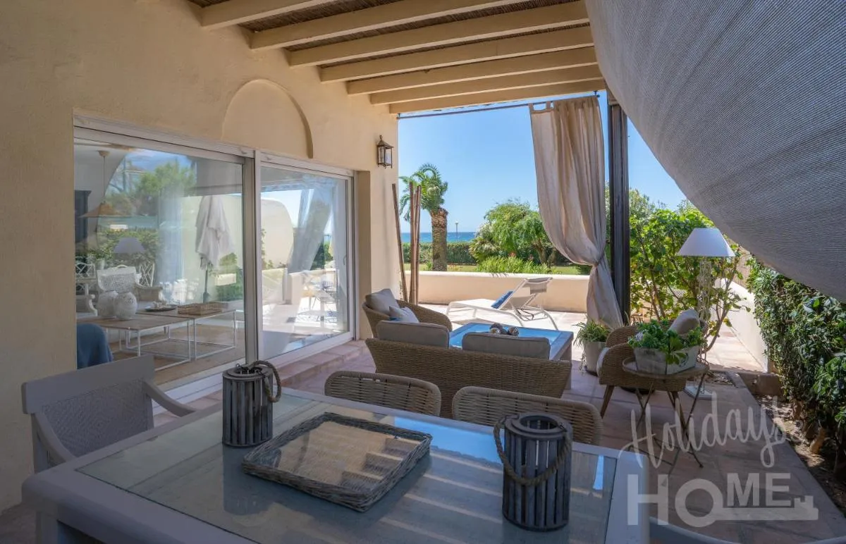 Image 1 of Neptuno II Beachfront Elviria,Sea views,lovely terrace and pool