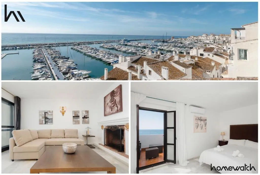 Image of Penthouse in Puerto Banus with sea and marina views
