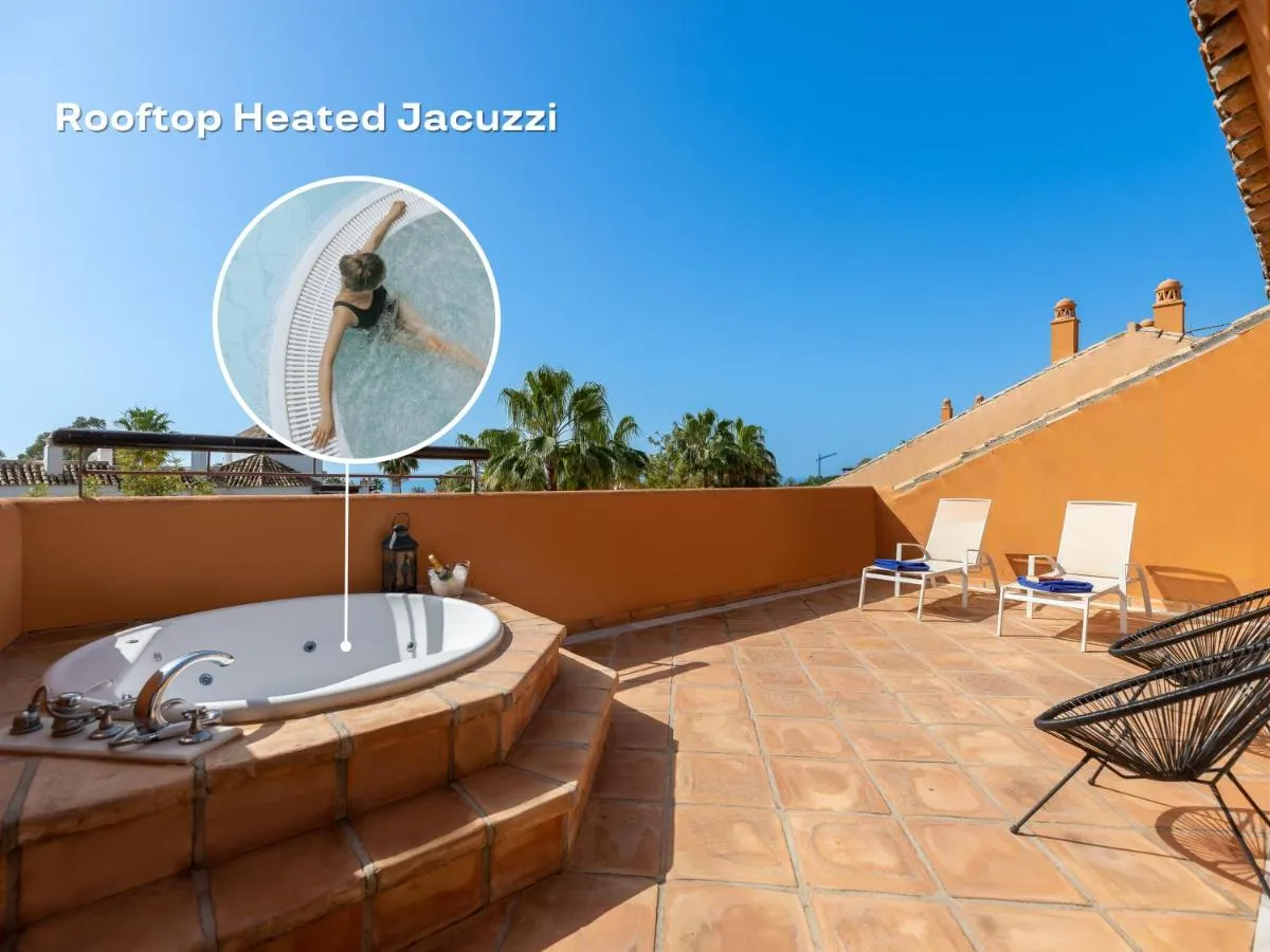 Image 5 of VACATION MARBELLA I Duplex con encanto Bahía, 280m2 Duplex Penthouse, Luxury Complex, A minute from the beach, 24-7 security, Best Beach in town