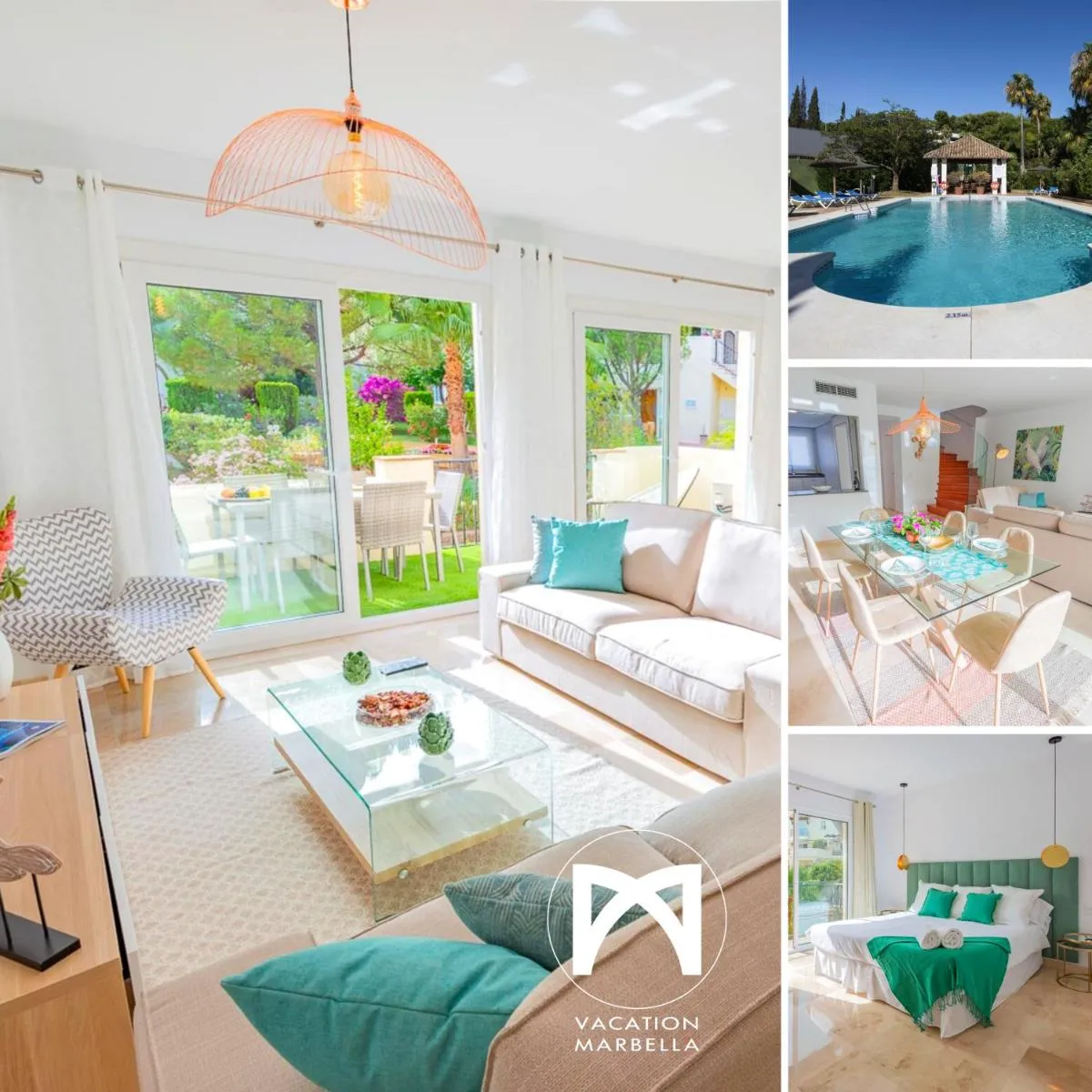 Image 3 of VACATION MARBELLA I Los Pinos, Elegant and Bright Townhouse, The family Golf Getaway, 5 minutes from Puerto Banus, Security Night time
