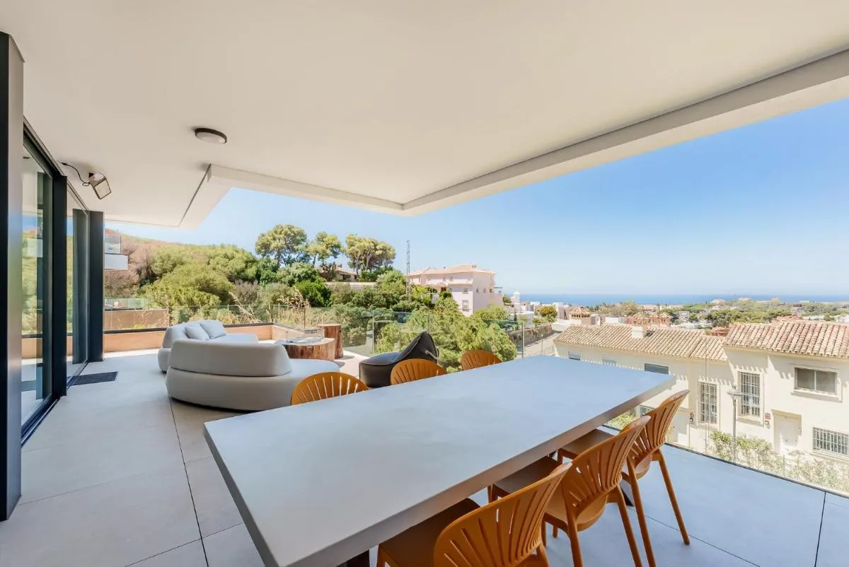 Image 6 of Villa Vida – Luxury Panorama Seaview Penthouse in Organic-Boho Design with Pool, Gym, Spa