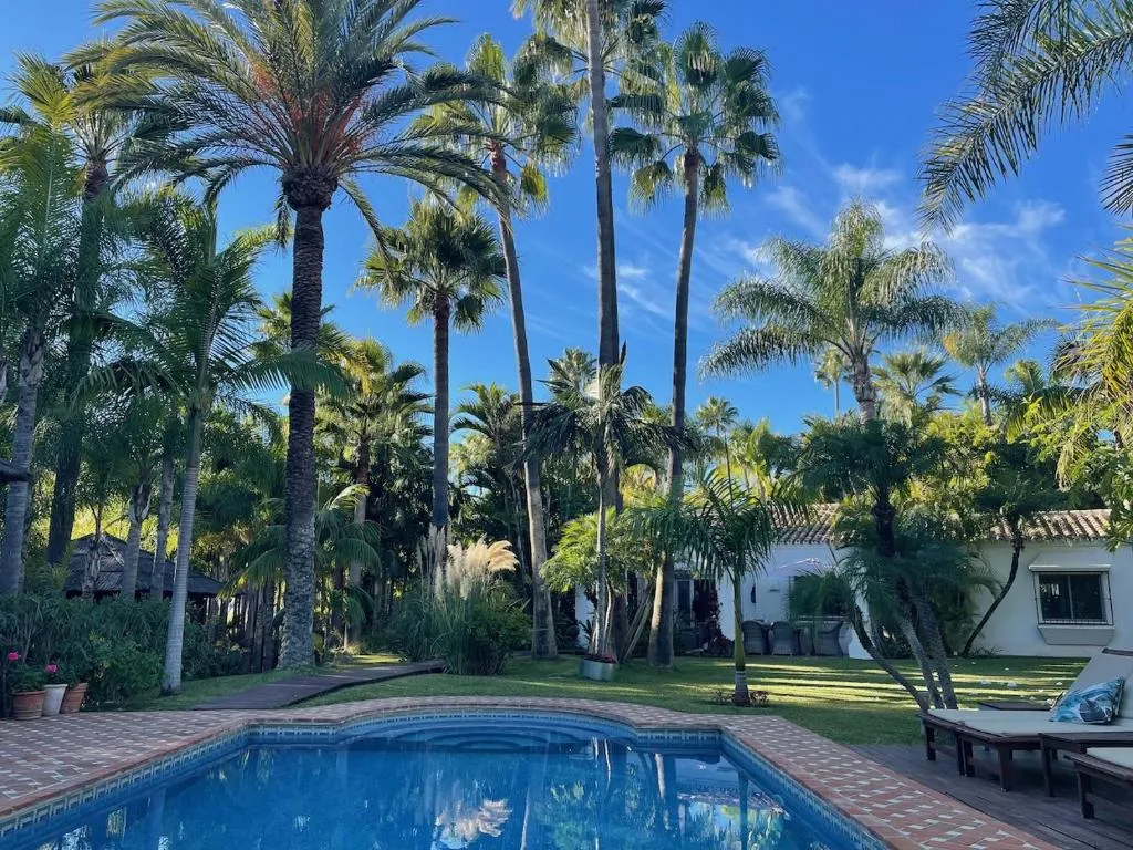 Image of Villa in a palm tree plantation
